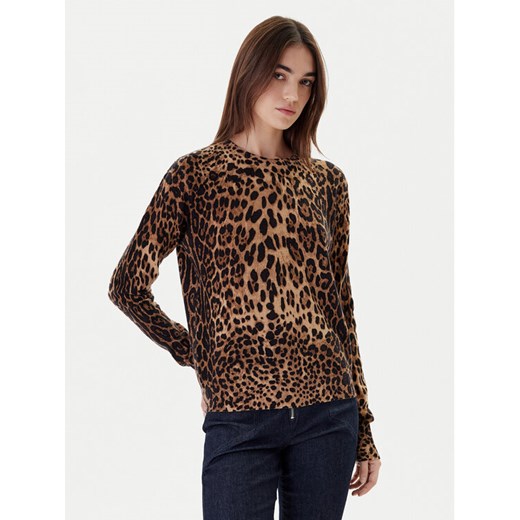 ViCOLO Sweter 22061F Brązowy Regular Fit ze sklepu MODIVO w kategorii Swetry damskie - zdjęcie 186791648