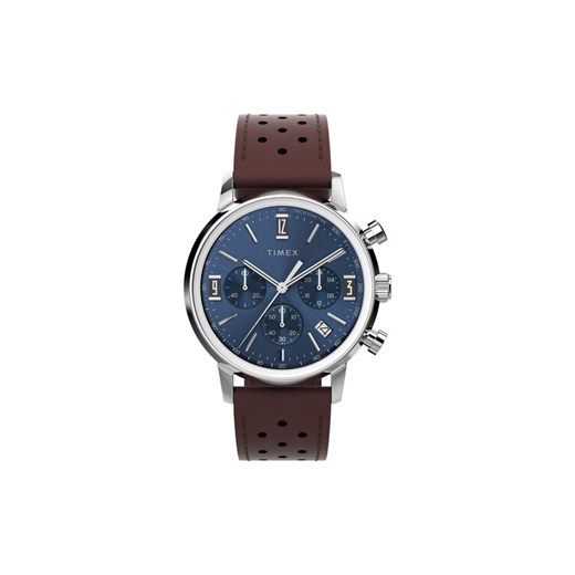 Timex Zegarek Marlin Chronograph TW2W10200 Brązowy ze sklepu MODIVO w kategorii Zegarki - zdjęcie 186791649