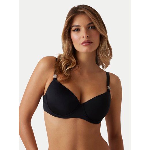 Guess Biustonosz z fiszbiną O5RC20 KCF20 Czarny ze sklepu MODIVO w kategorii Biustonosze - zdjęcie 186791665