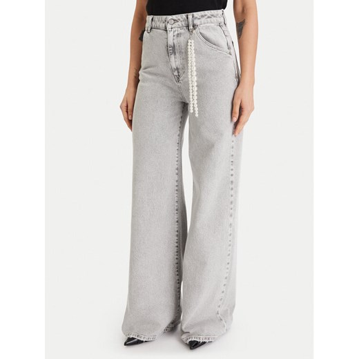 ViCOLO Jeansy DF5127 Szary Wide Fit ze sklepu MODIVO w kategorii Jeansy damskie - zdjęcie 186791707