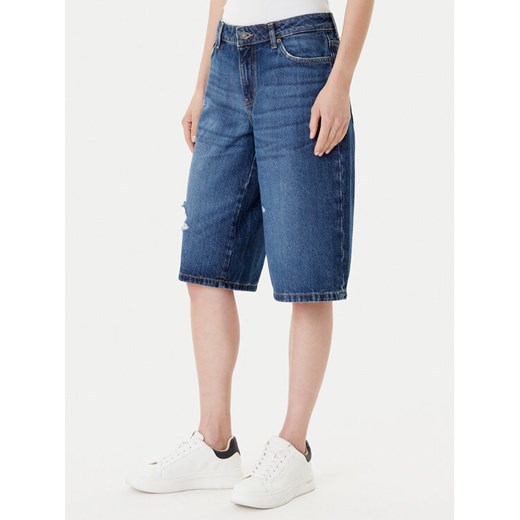 Guess Jeans Szorty jeansowe W5YD1D D5R22 Niebieski Regular Fit ze sklepu MODIVO w kategorii Szorty - zdjęcie 186791709