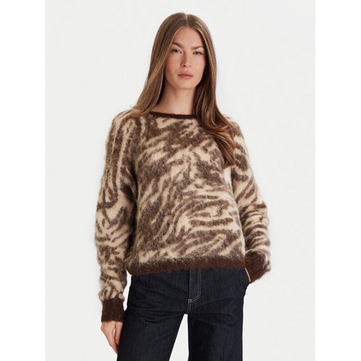 ViCOLO Sweter 55044F Brązowy Regular Fit ze sklepu MODIVO w kategorii Swetry damskie - zdjęcie 186791748