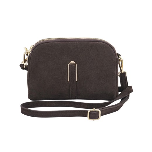 Mała torebka zamszowa wieczorowa - Brązowa ciemna ze sklepu Barberinis w kategorii Listonoszki - zdjęcie 186792817