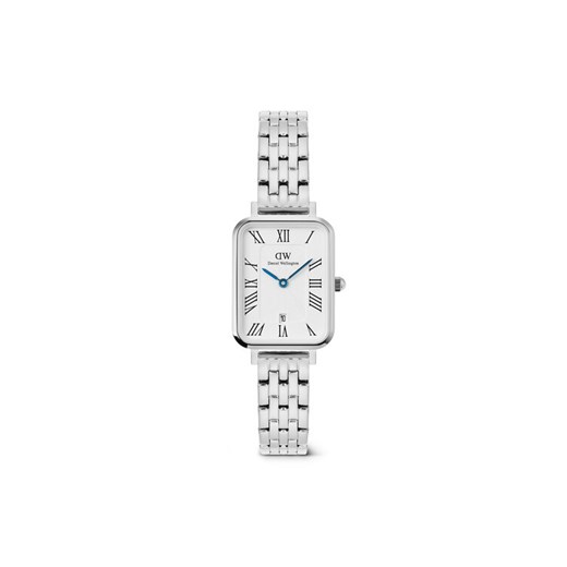 Zegarek Daniel Wellington Quadro DW00100864 Srebrny ze sklepu eobuwie.pl w kategorii Zegarki - zdjęcie 186793258
