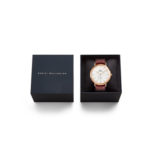 Zegarek Daniel Wellington Classic St. Mawes Horloge DW00100871 Brązowy ze sklepu eobuwie.pl w kategorii Zegarki - zdjęcie 186793259