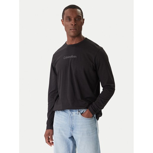 Calvin Klein Underwear Longsleeve 000NM2771E Czarny Regular Fit ze sklepu MODIVO w kategorii T-shirty męskie - zdjęcie 186795379