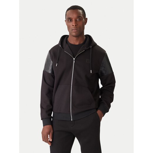 KARL LAGERFELD Bluza 705037 554902 Czarny Regular Fit ze sklepu MODIVO w kategorii Bluzy męskie - zdjęcie 186795387