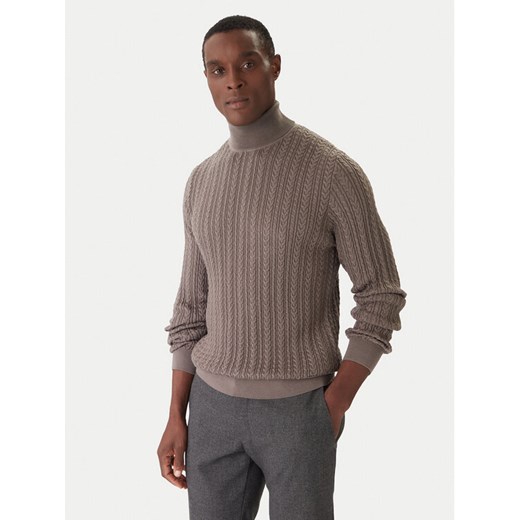 JOOP! Golf Danilor 30047372 Brązowy Modern Fit ze sklepu MODIVO w kategorii Swetry męskie - zdjęcie 186795426