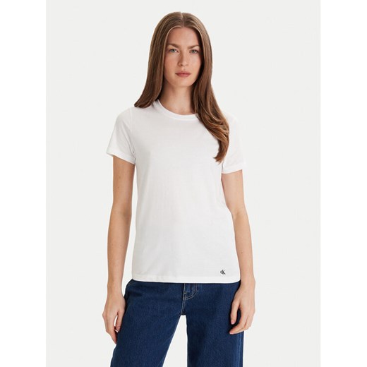 Calvin Klein Underwear Komplet 3 t-shirtów LV00QS7485 Biały Regular Fit ze sklepu MODIVO w kategorii Bluzki damskie - zdjęcie 186795495