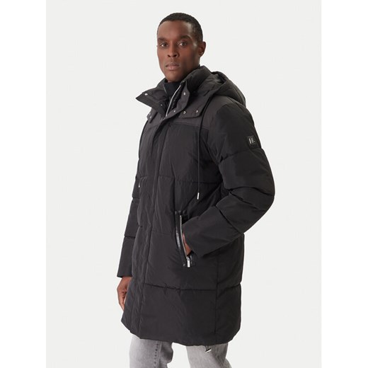 KARL LAGERFELD Kurtka zimowa 455001 554501 Czarny Regular Fit ze sklepu MODIVO w kategorii Kurtki męskie - zdjęcie 186795537