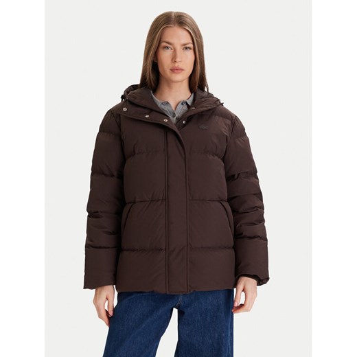 Lacoste Kurtka zimowa BF2608 Brązowy Regular Fit ze sklepu MODIVO w kategorii Kurtki damskie - zdjęcie 186795555