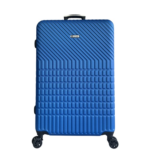 niebieska walizka średnia  High Class Collection 66 cm ze sklepu Słoń Torbalski w kategorii Walizki - zdjęcie 186796658