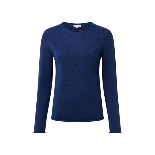 brookshire Wełniany sweter damski Kobiety Wełna niebieski jednolity ze sklepu vangraaf w kategorii Swetry damskie - zdjęcie 186796828