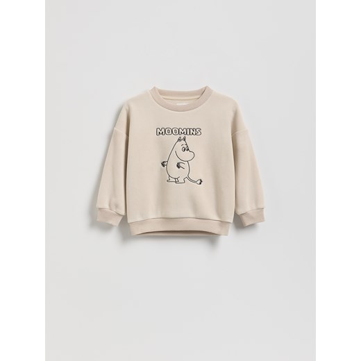 Reserved - Bluza Muminki - beżowy - id: 028FK-08X - marki Reserved - 186797335 Reserved - Bluza Muminki - beżowy ze sklepu Reserved w kategorii Bluzy chłopięce - zdjęcie 186797335