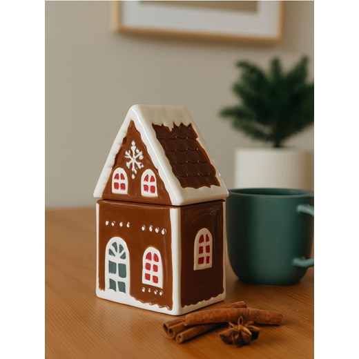 Sinsay - Świąteczne pudełko do przechowywania z pokrywką z motywem domu - wielobarwny ze sklepu Sinsay w kategorii Zabawki - zdjęcie 186799319