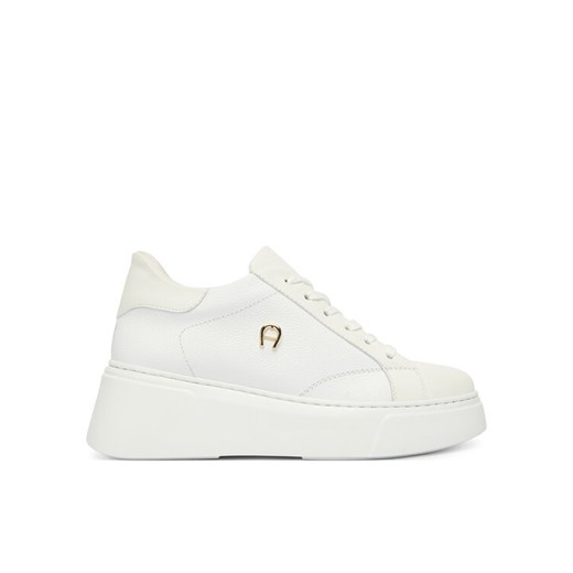 Sneakersy Aigner 1252570 Biały ze sklepu eobuwie.pl w kategorii Buty sportowe damskie - zdjęcie 186799376