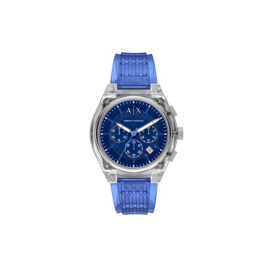 Armani Exchange Zegarek Rafael Chronograph AX4166 Niebieski ze sklepu MODIVO w kategorii Zegarki - zdjęcie 186800179