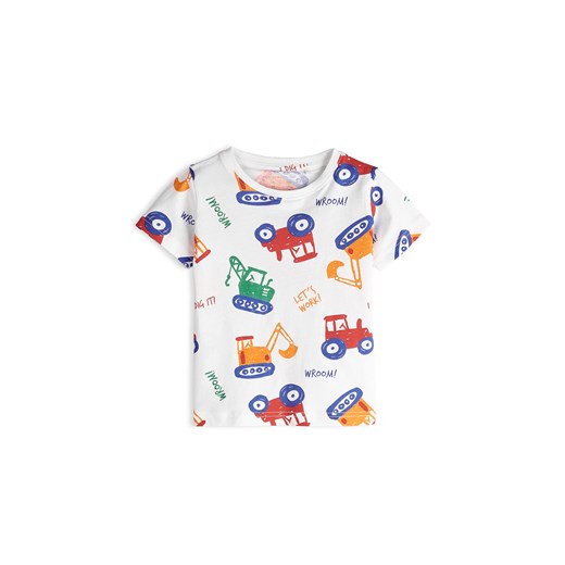 GATE Bawełniana koszulka z nadrukiem 3Y ze sklepu gateshop w kategorii T-shirty chłopięce - zdjęcie 186801185