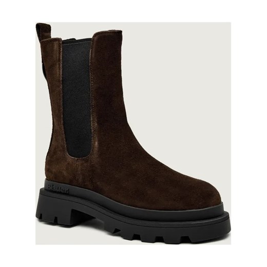 BLAUER Sztyblety KIMMEL08 | zamsz ze sklepu Gomez Fashion Store w kategorii Botki - zdjęcie 186801418