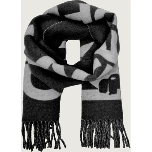 Karl Lagerfeld Wełniany szal K/essential - id: KL255W000176344 - marki Karl Lagerfeld - 186801496 Karl Lagerfeld Wełniany szal K/essential ze sklepu Gomez Fashion Store w kategorii Szaliki i chusty damskie - zdjęcie 186801496