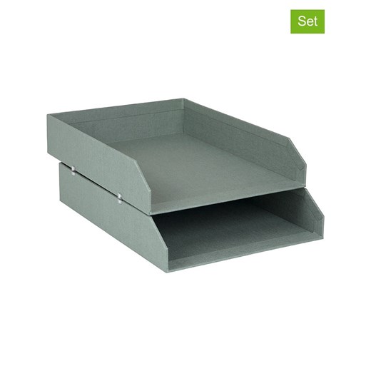 BigsoBox Organizery (2 szt.) &quot;Hakan&quot; w kolorze zielonym na dokumenty - 23 x 6 x 31 cm ze sklepu Limango Polska w kategorii Akcesoria biurowe - zdjęcie 186802327