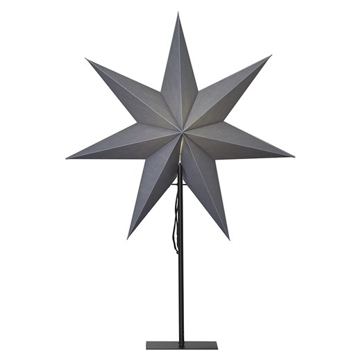 STAR Trading Lampa stojąca &quot;Ozen&quot; w kolorze czarnym - 55 x 75 cm ze sklepu Limango Polska w kategorii Dekoracje bożonarodzeniowe - zdjęcie 186802368