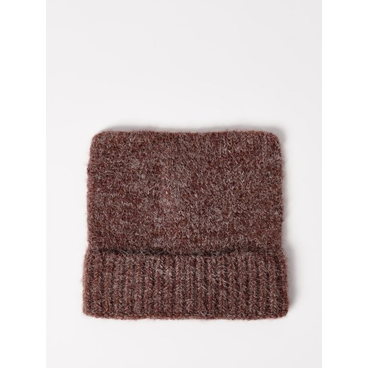 Mohito - Czapka beanie - brązowy - id: 903HM-88X - marki Mohito - 186802828 Mohito - Czapka beanie - brązowy ze sklepu Mohito w kategorii Czapki zimowe damskie - zdjęcie 186802828