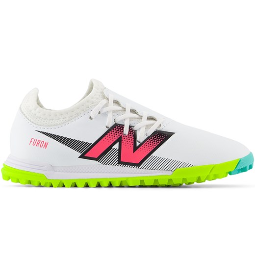 Turfy dziecięce New Balance FURON DISPATCH JNR TF V7+ SJF3TH75 – białe ze sklepu New Balance Poland w kategorii Buty sportowe dziecięce - zdjęcie 186804327