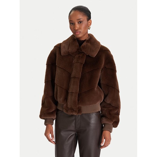 Marciano Guess Futro 5BGL11 7375A Brązowy Regular Fit ze sklepu MODIVO w kategorii Futra damskie - zdjęcie 186806225