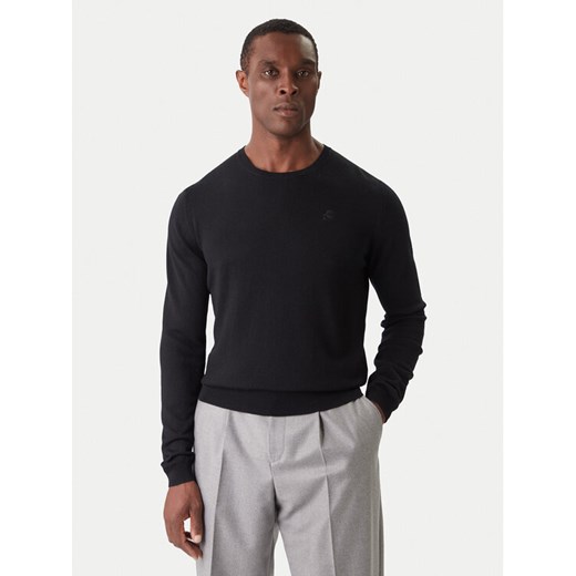 KARL LAGERFELD Sweter 655000 554399 Czarny Slim Fit ze sklepu MODIVO w kategorii Swetry męskie - zdjęcie 186806227