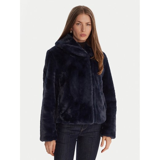Guess Futro W0BL0N WDCH0 Granatowy Regular Fit - id: 0000305460905 - marki Guess - 186806245 Guess Futro W0BL0N WDCH0 Granatowy Regular Fit ze sklepu MODIVO w kategorii Futra damskie - zdjęcie 186806245
