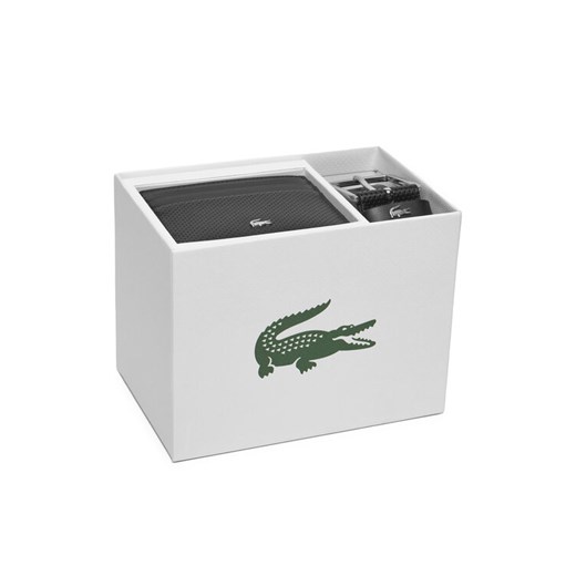 Lacoste Zestaw etui na karty i pasek RC4092 Czarny ze sklepu MODIVO w kategorii Portfele męskie - zdjęcie 186806336