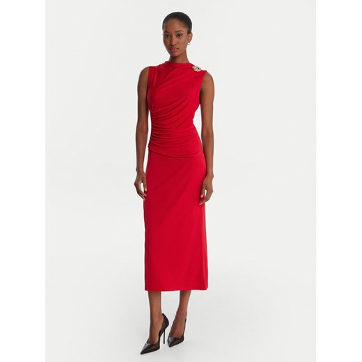 Rinascimento Sukienka koktajlowa CFC0125010003 Czerwony Slim Fit ze sklepu MODIVO w kategorii Sukienki - zdjęcie 186806369