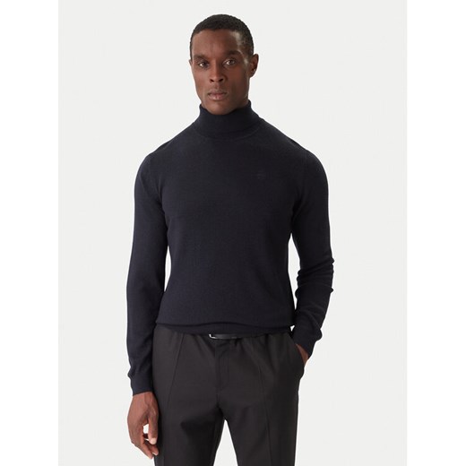 KARL LAGERFELD Golf 655058 554399 Granatowy Regular Fit ze sklepu MODIVO w kategorii Swetry męskie - zdjęcie 186806378