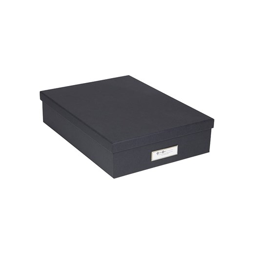 BigsoBox Pudełko &quot;Oskar&quot; w kolorze antracytowymna dokumenty - 35 x 26 x 8,5 cm ze sklepu Limango Polska w kategorii Akcesoria biurowe - zdjęcie 186808199