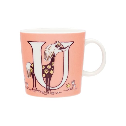 Moomin Kubek "U" w kolorze pomarańczowym - 400 ml onesize wyprzedaż Limango Polska