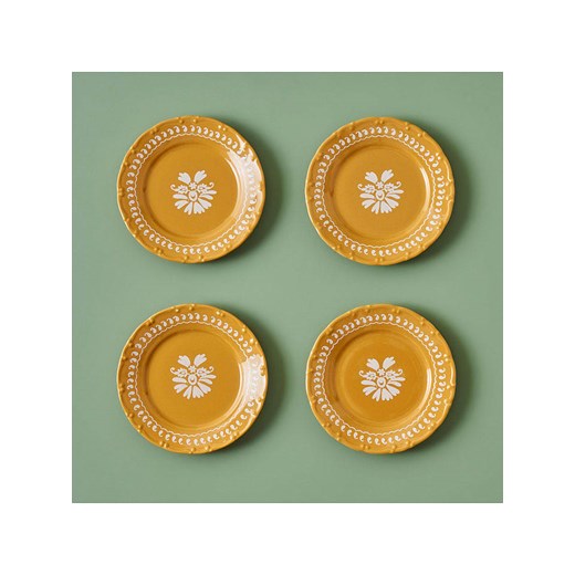 BELLA MAISON Talerze śniadaniowe (4 szt.) w kolorze żółtym - Ø 19 cm Bella Maison onesize promocyjna cena Limango Polska