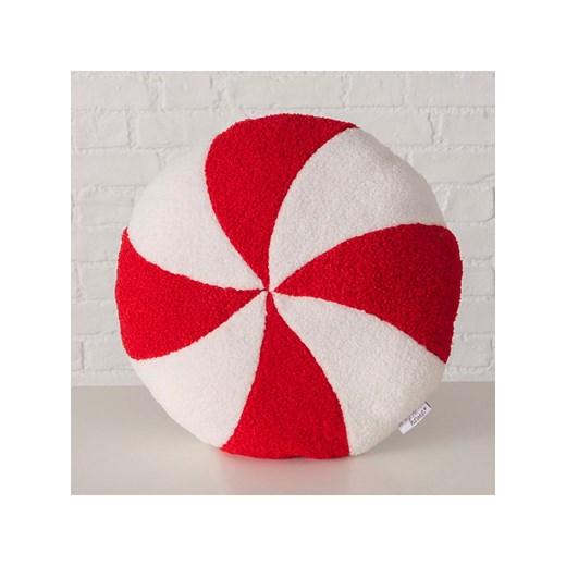 Boltze Poduszka &quot;Bonby&quot; w kolorze biało-czerwonym - Ø 36 cm ze sklepu Limango Polska w kategorii Poduszki dekoracyjne - zdjęcie 186808668