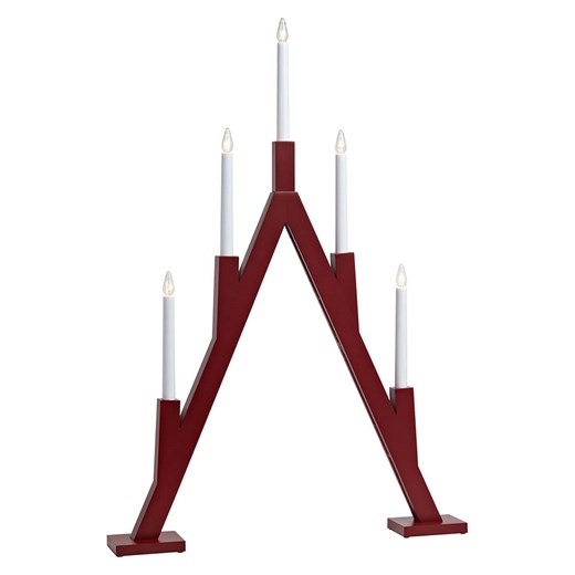 Marksljöd Lampa adwentowa "Bjurfors" w kolorze czerwonym - 56 x 77 cm - id: 17823944 - marki Marksljöd - 186808807 Marksljöd Lampa adwentowa "Bjurfors" w kolorze czerwonym - 56 x 77 cm ze sklepu Limango Polska w kategorii Dekoracje bożonarodzeniowe - zdjęcie 186808807