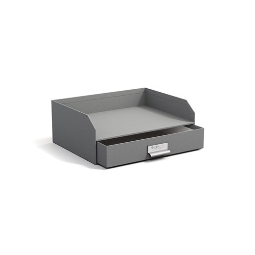 BigsoBox Organizer "Walter" w kolorze szarym na dokumenty - 33,5 x 13 x 25,5 cm - id: 17863117 - marki Bigsobox - 186808928 BigsoBox Organizer "Walter" w kolorze szarym na dokumenty - 33,5 x 13 x 25,5 cm ze sklepu Limango Polska w kategorii Akcesoria biurowe - zdjęcie 186808928