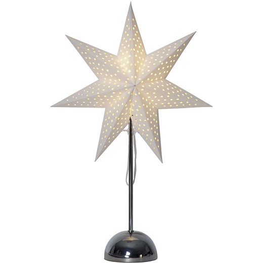 STAR Trading Lampa stojąca LED &quot;Lottie&quot; w kolorze beżowym - 35 x 55 cm ze sklepu Limango Polska w kategorii Oświetlenie - zdjęcie 186809115