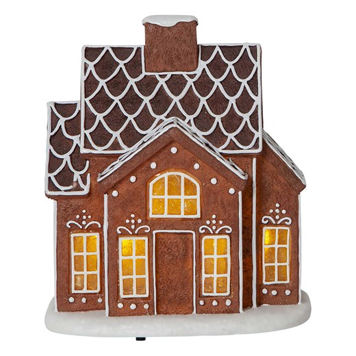 STAR Trading Dekoracja LED "Gingerville" w kolorze brązowym - 14 x 16 cm - id: 17867136 - marki Star Trading - 186809149 STAR Trading Dekoracja LED "Gingerville" w kolorze brązowym - 14 x 16 cm ze sklepu Limango Polska w kategorii Oświetlenie - zdjęcie 186809149