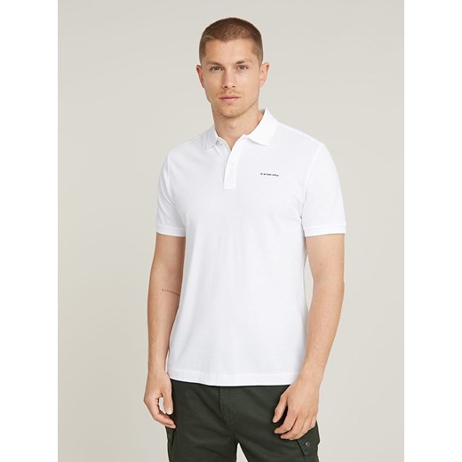 G-Star Koszulka polo w kolorze białym ze sklepu Limango Polska w kategorii T-shirty męskie - zdjęcie 186809168