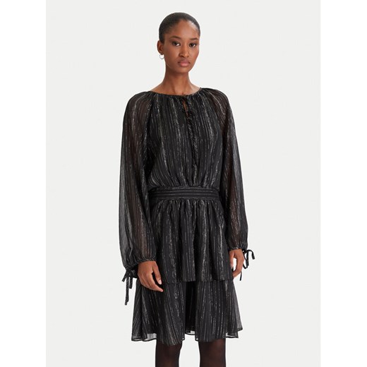 DKNY Sukienka koktajlowa DD5H1H71 Czarny Regular Fit ze sklepu MODIVO w kategorii Sukienki - zdjęcie 186811088