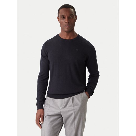 KARL LAGERFELD Sweter 655000 554399 Granatowy Slim Fit ze sklepu MODIVO w kategorii Swetry męskie - zdjęcie 186811099