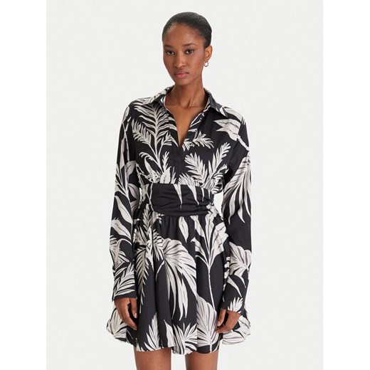 Guess Sukienka koktajlowa W5YK00 WF1T2 Zielony Regular Fit ze sklepu MODIVO w kategorii Sukienki - zdjęcie 186811118