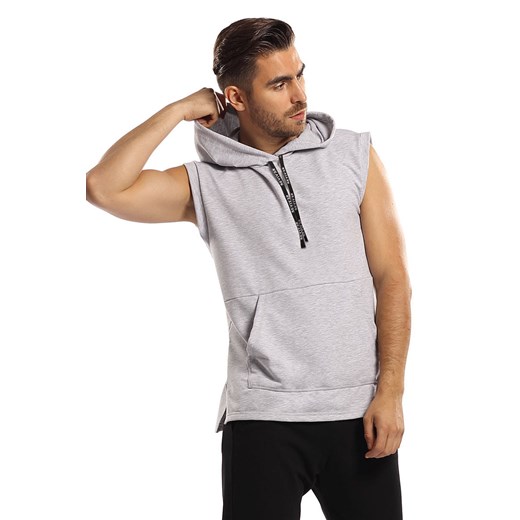 Bluza nierozpinana Reviver F5551 szary ze sklepu kontri.pl w kategorii Bluzy męskie - zdjęcie 186811995