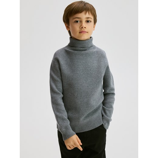 Reserved - Klasyczny golf - ciemnoszary ze sklepu Reserved w kategorii Bluzy chłopięce - zdjęcie 186812239