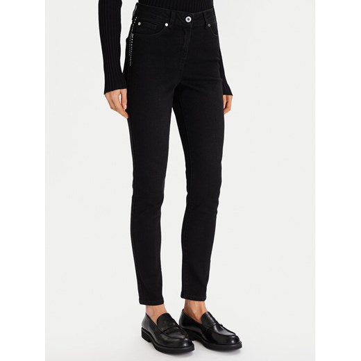 Morgan Jeansy 252-PAVI Czarny Slim Fit ze sklepu MODIVO w kategorii Jeansy damskie - zdjęcie 186812925