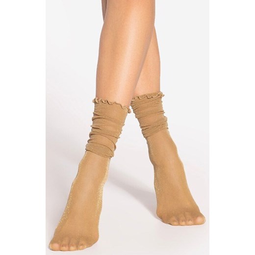 Gatta skarpetki damskie beżowe Spring Vibes 08 30 DEN, Kolor beżowo-złoty, Rozmiar uniwersalny, Gatta ze sklepu Primodo w kategorii Skarpetki damskie - zdjęcie 186813227